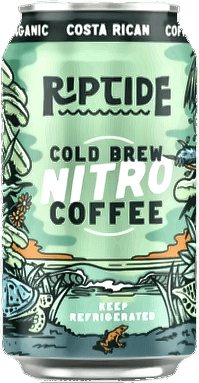 Riptide Cold Brew Nitro Coffee can